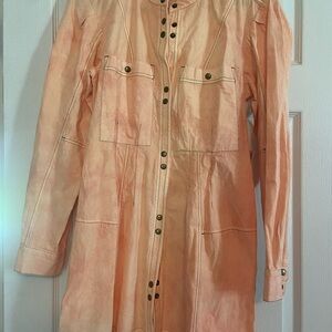 Free People Orange Dress